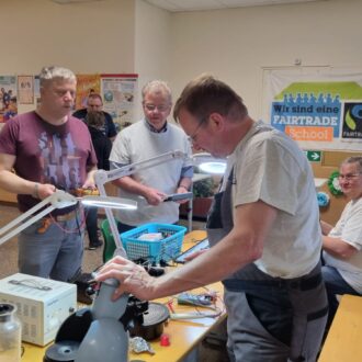 Reparatur Café Bad Erlach zu Gast in der Mittelschule